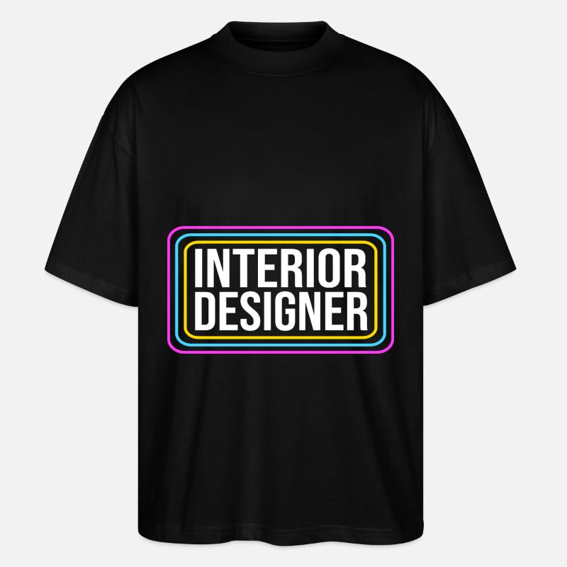 Architecte d’intérieur Architecture Architecte - T-shirt bio Blaster 2.0 coupe oversize Stanley/Stella Unisexe - noir
