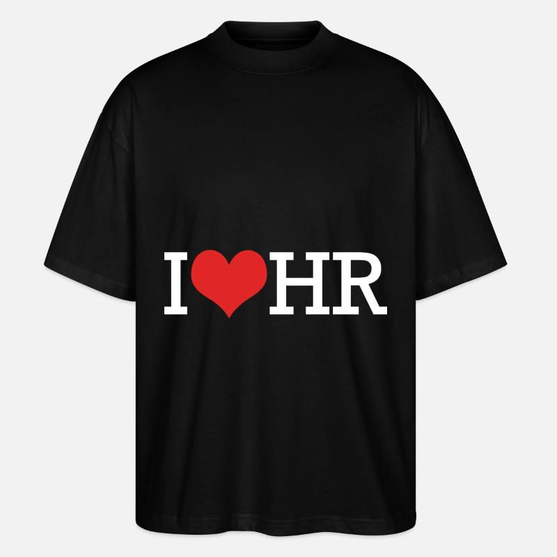 HR Manager - Stanley/Stella Oversized Unisex Bio T-Shirt Blaster 2.0 - Schwarz