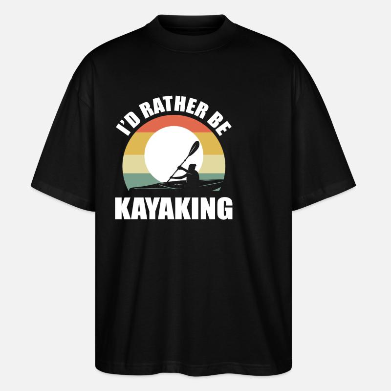 Kayak Kayak - T-shirt bio Blaster 2.0 coupe oversize Stanley/Stella Unisexe - noir