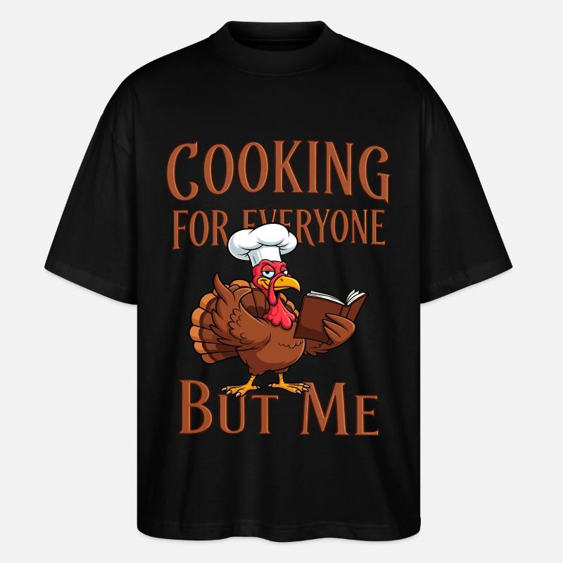 Cuisson de la dinde - T-shirt bio Blaster 2.0 coupe oversize Stanley/Stella Unisexe - noir