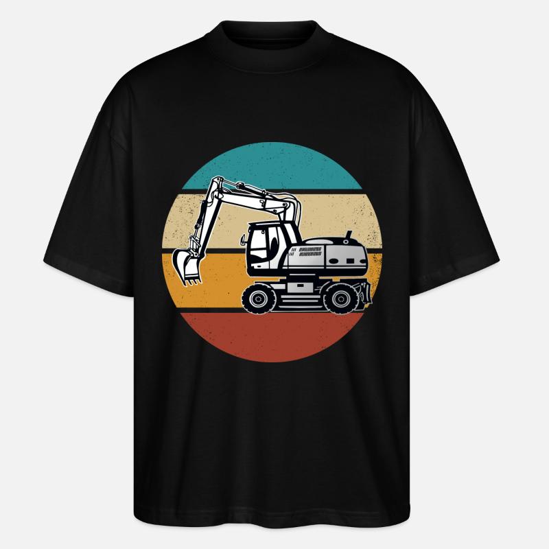 Bagger - Stanley/Stella Oversized Unisex Bio T-Shirt Blaster 2.0 - Schwarz