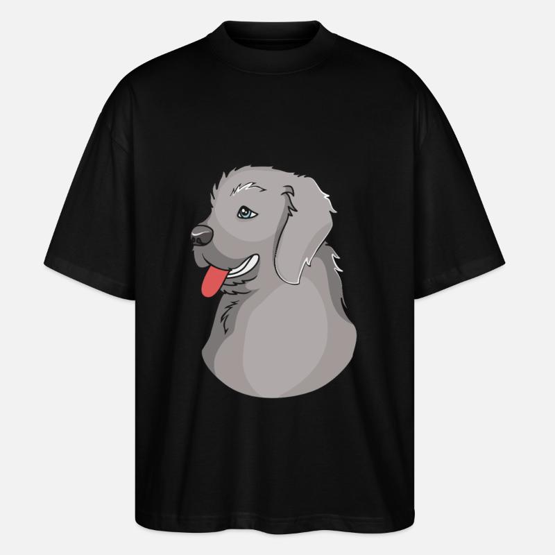 Neufundländer - Stanley/Stella Oversized Unisex Bio T-Shirt Blaster 2.0 - Schwarz