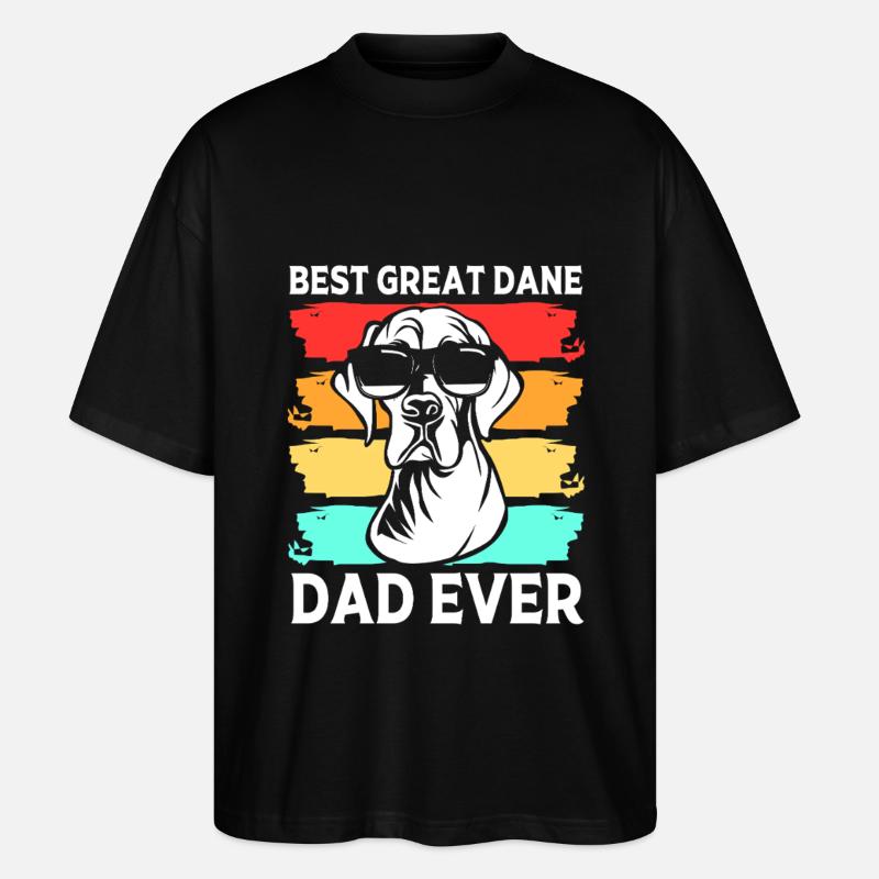Deutsche Dogge - Stanley/Stella Oversized Unisex Bio T-Shirt Blaster 2.0 - Schwarz