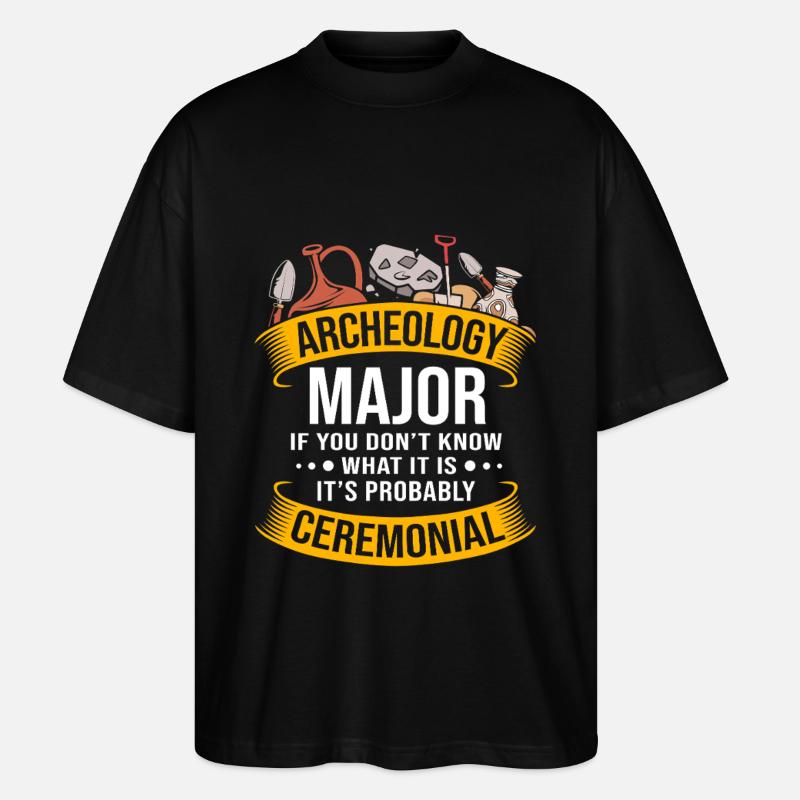 Archäologie - Stanley/Stella Oversized Unisex Bio T-Shirt Blaster 2.0 - Schwarz
