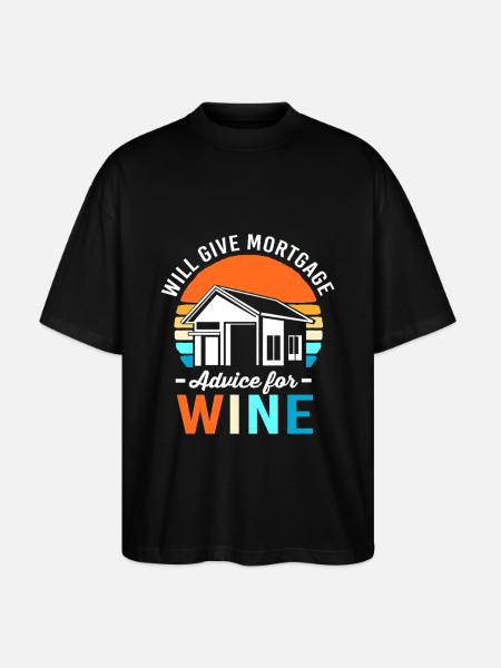 Debt Condominium Mortgage - Stanley/Stella Oversized Unisex Organic T-shirt Blaster 2.0 - black