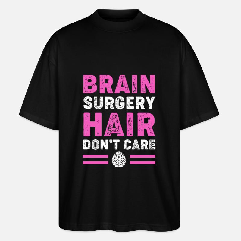 Gehirn Aneurysma - Stanley/Stella Oversized Unisex Bio T-Shirt Blaster 2.0 - Schwarz