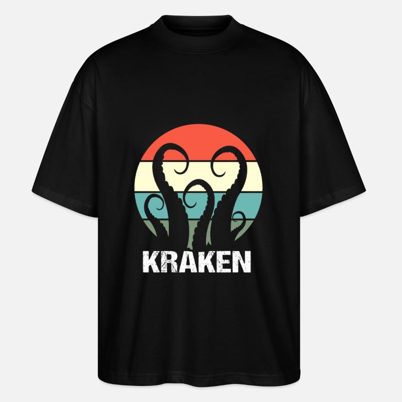 Pieuvre Pieuvre Pieuvre Pieuvre - T-shirt bio Blaster 2.0 coupe oversize Stanley/Stella Unisexe - noir