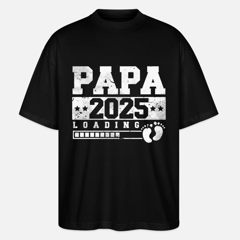 Papa 2025 loading - Stanley/Stella Oversized Unisex Organic T-shirt Blaster 2.0 - black