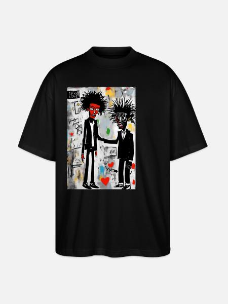 Urban Love: Art Pop - Stanley/Stella Oversized Unisex Organic T-shirt Blaster 2.0 - black