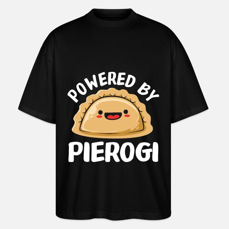 Pierogi Polen Polnisch - Stanley/Stella Oversized Unisex Bio T-Shirt Blaster 2.0 - Schwarz