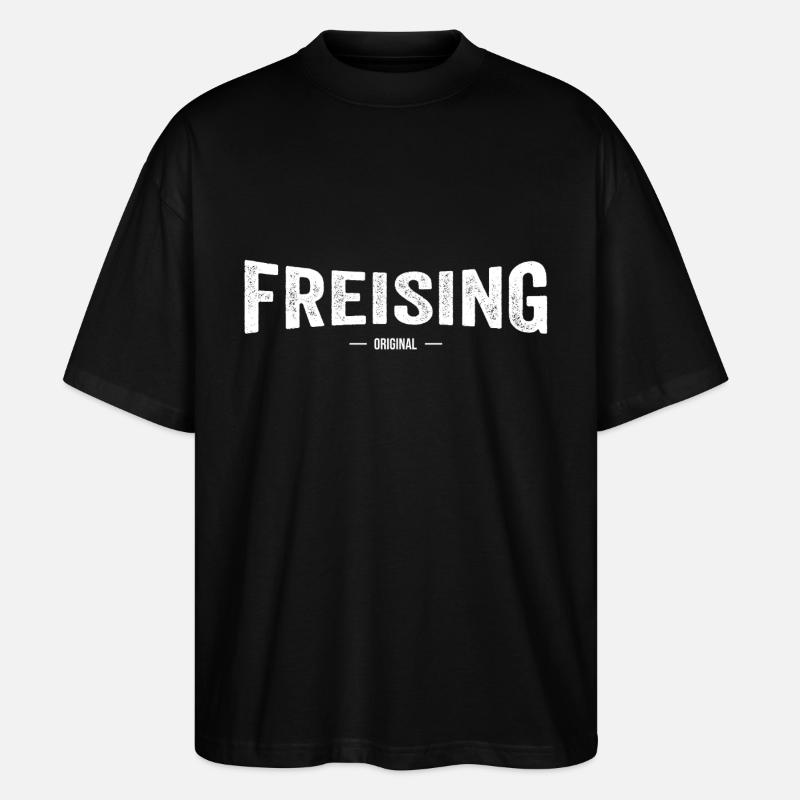 Freising Original - Stanley/Stella Oversized Unisex Bio T-Shirt Blaster 2.0 - Schwarz