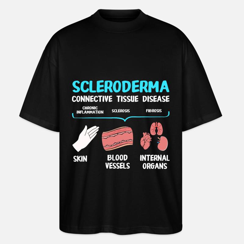 Scleroderma - Stanley/Stella Oversized Unisex Organic T-shirt Blaster 2.0 - black