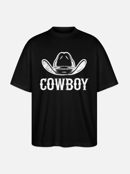 Cowboy - Stanley/Stella Oversized Unisex Organic T-shirt Blaster 2.0 - black