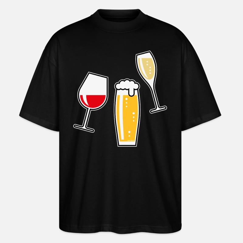 XDthree Good Friends (Tulip5) - T-shirt bio Blaster 2.0 coupe oversize Stanley/Stella Unisexe - noir