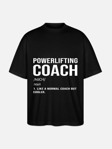 Deadlift Gym Fitness Workout Dumbbell Bodybuilder - Stanley/Stella Oversized Unisex Organic T-shirt Blaster 2.0 - black