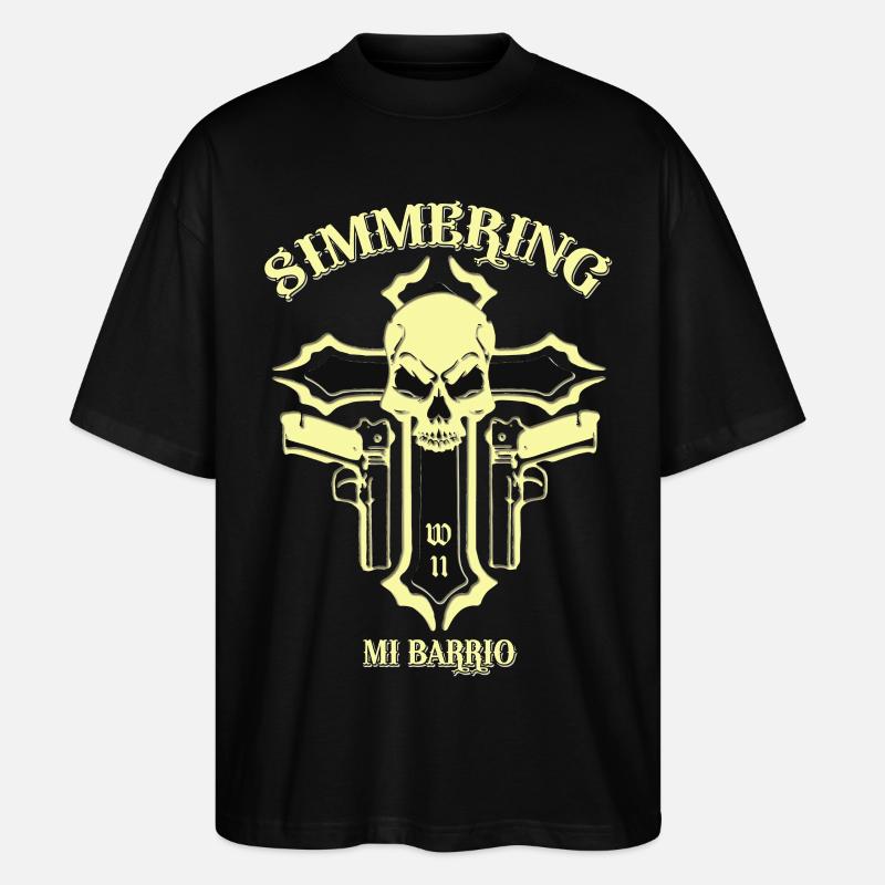 Wien Simmering - Stanley/Stella Oversized Unisex Bio T-Shirt Blaster 2.0 - Schwarz