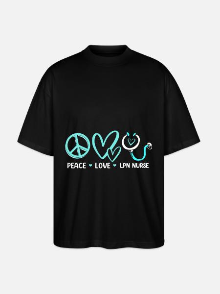 Nurse Nurse Nurse - Stanley/Stella Oversized Unisex Organic T-shirt Blaster 2.0 - black