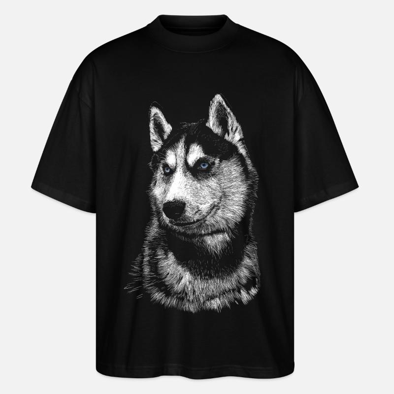 Husky - Stanley/Stella Oversized Unisex Bio T-Shirt Blaster 2.0 - Schwarz