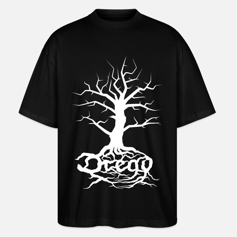 Dread Tree White - T-shirt bio Blaster 2.0 coupe oversize Stanley/Stella Unisexe - noir