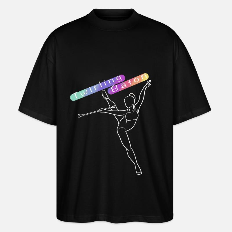 Illustration_sans_titre - Stanley/Stella Oversized Unisex Bio T-Shirt Blaster 2.0 - Schwarz