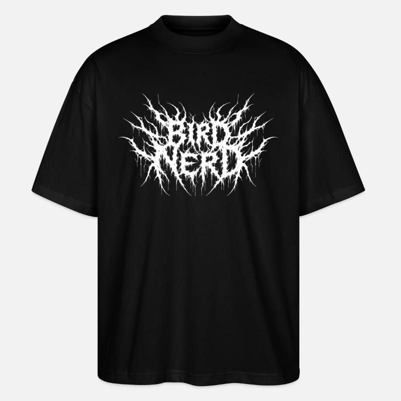 Bird Nerd - Stanley/Stella Oversized Unisex Bio T-Shirt Blaster 2.0 - Schwarz