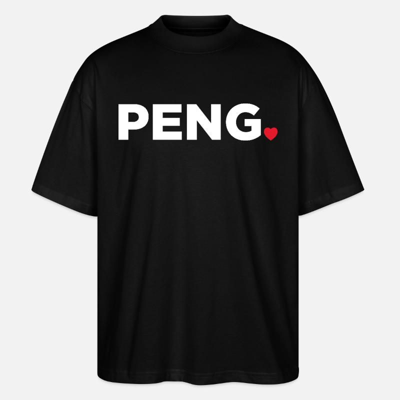 Peng - T-shirt bio Blaster 2.0 coupe oversize Stanley/Stella Unisexe - noir