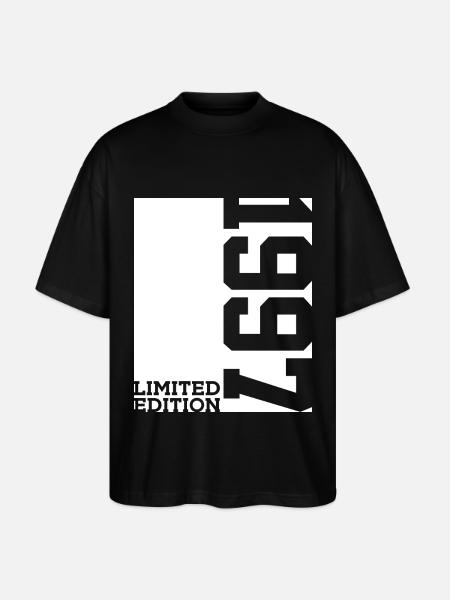 29TH BIRTHDAY LIMITED EDITION 1997 - Stanley/Stella Oversized Unisex Organic T-shirt Blaster 2.0 - black