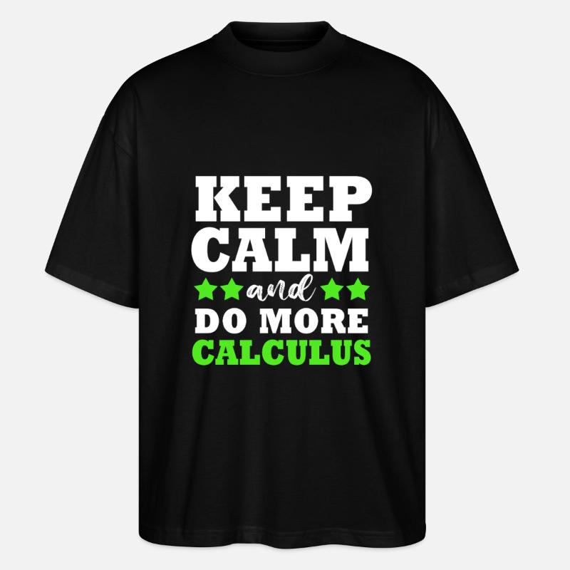 math mathematician - Stanley/Stella Oversized Unisex Organic T-shirt Blaster 2.0 - black