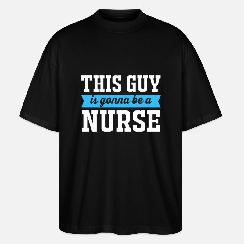 Krankenpfleger Krankenhaus Pfleger - Stanley/Stella Oversized Unisex Bio T-Shirt Blaster 2.0 - Schwarz