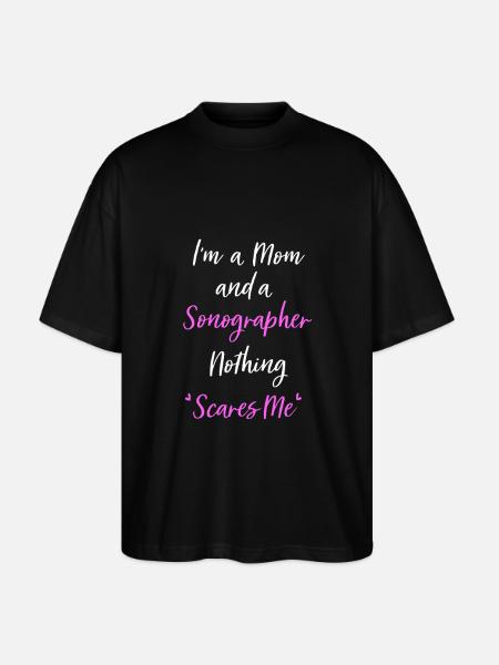 Ultraschall - Stanley/Stella Oversized Unisex Bio T-Shirt Blaster 2.0 - Schwarz
