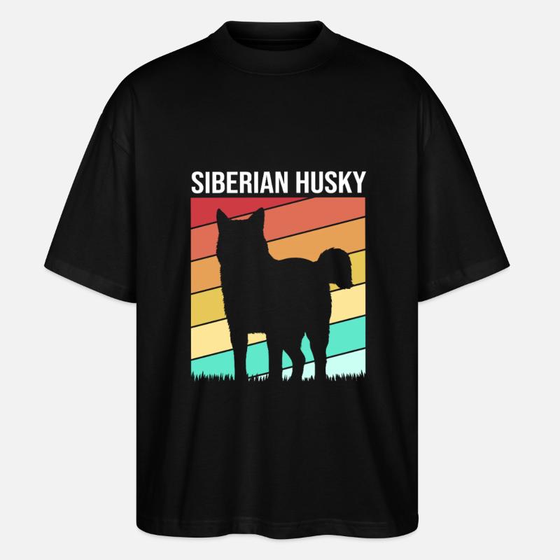Husky - Stanley/Stella Oversized Unisex Bio T-Shirt Blaster 2.0 - Schwarz