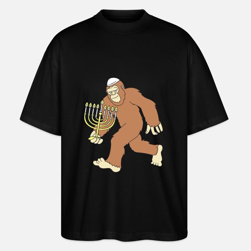 Hanukah Hanukkah Chanukkah - Stanley/Stella Oversized Unisex Bio T-Shirt Blaster 2.0 - Schwarz
