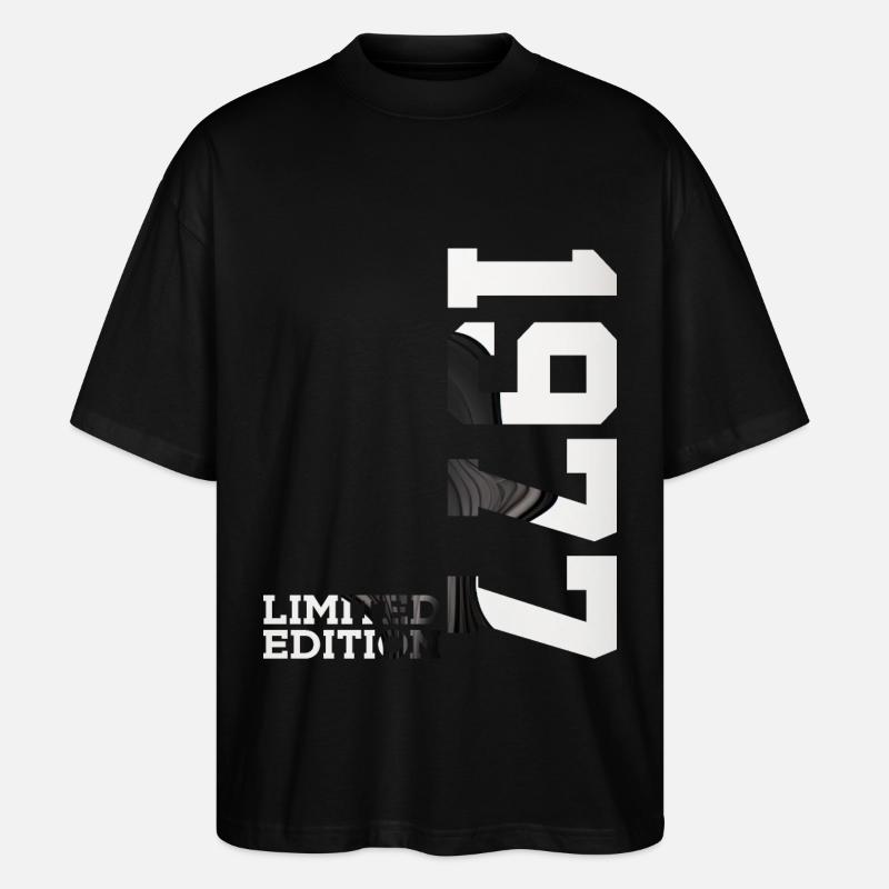 ÉDITION LIMITÉE 49E ANNIVERSAIRE 1977 - T-shirt bio Blaster 2.0 coupe oversize Stanley/Stella Unisexe - noir