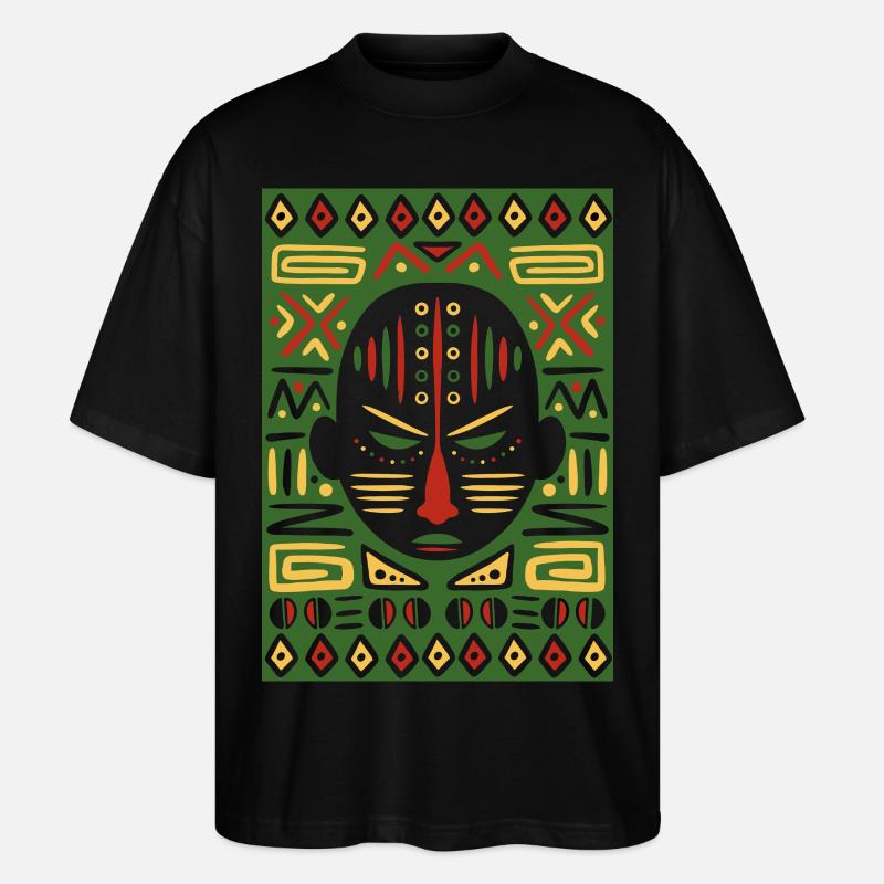 TRIBALMASK - T-shirt bio Blaster 2.0 coupe oversize Stanley/Stella Unisexe - noir