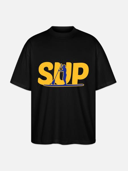 SUP Fahrer - SUP driver - Stanley/Stella Oversized Unisex Organic T-shirt Blaster 2.0 - black