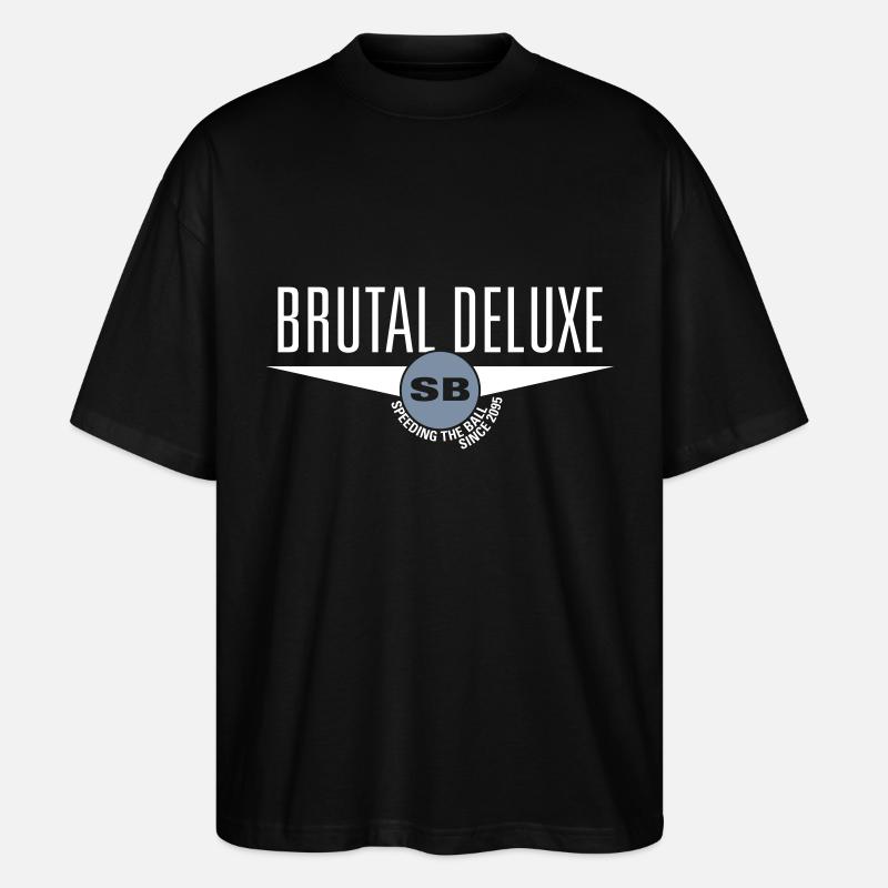 Brutal Deluxe - Stanley/Stella Oversized Unisex Bio T-Shirt Blaster 2.0 - Schwarz