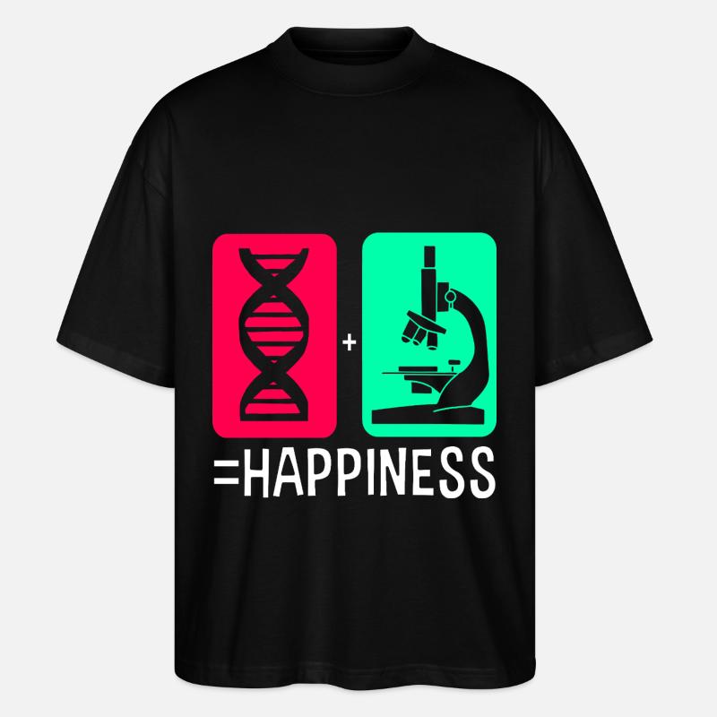 Molécule de formule structurelle - T-shirt bio Blaster 2.0 coupe oversize Stanley/Stella Unisexe - noir
