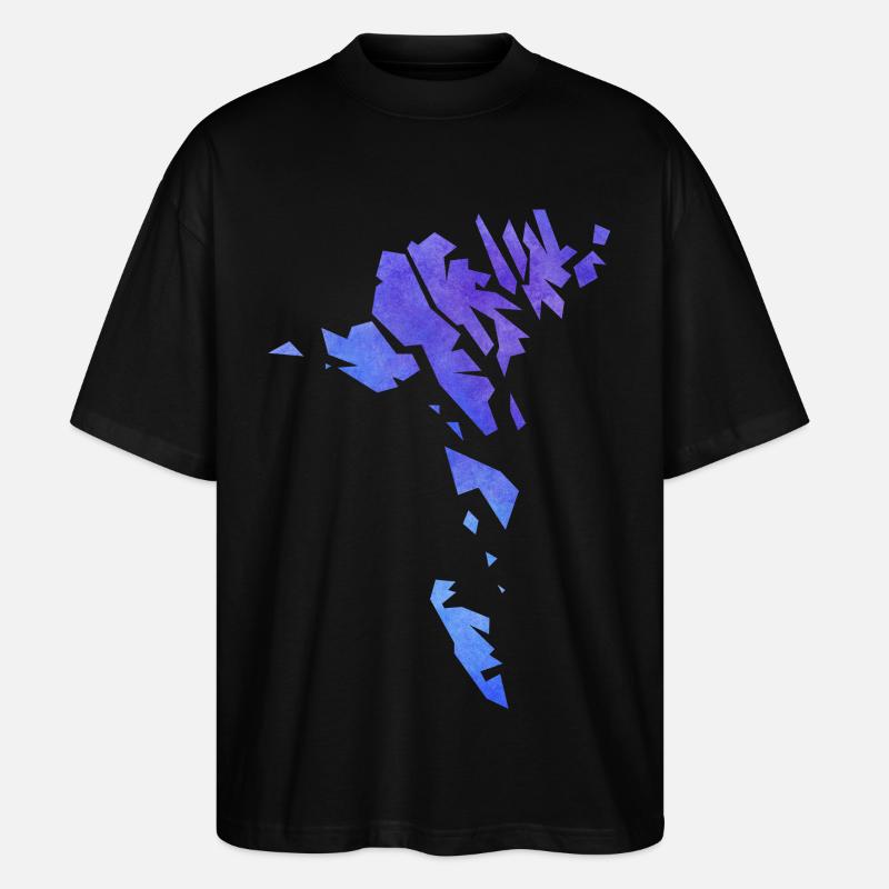 faroe - Stanley/Stella Oversized Unisex Bio T-Shirt Blaster 2.0 - Schwarz