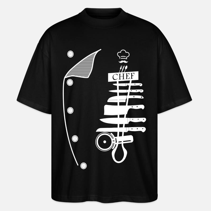 Cuire - T-shirt bio Blaster 2.0 coupe oversize Stanley/Stella Unisexe - noir