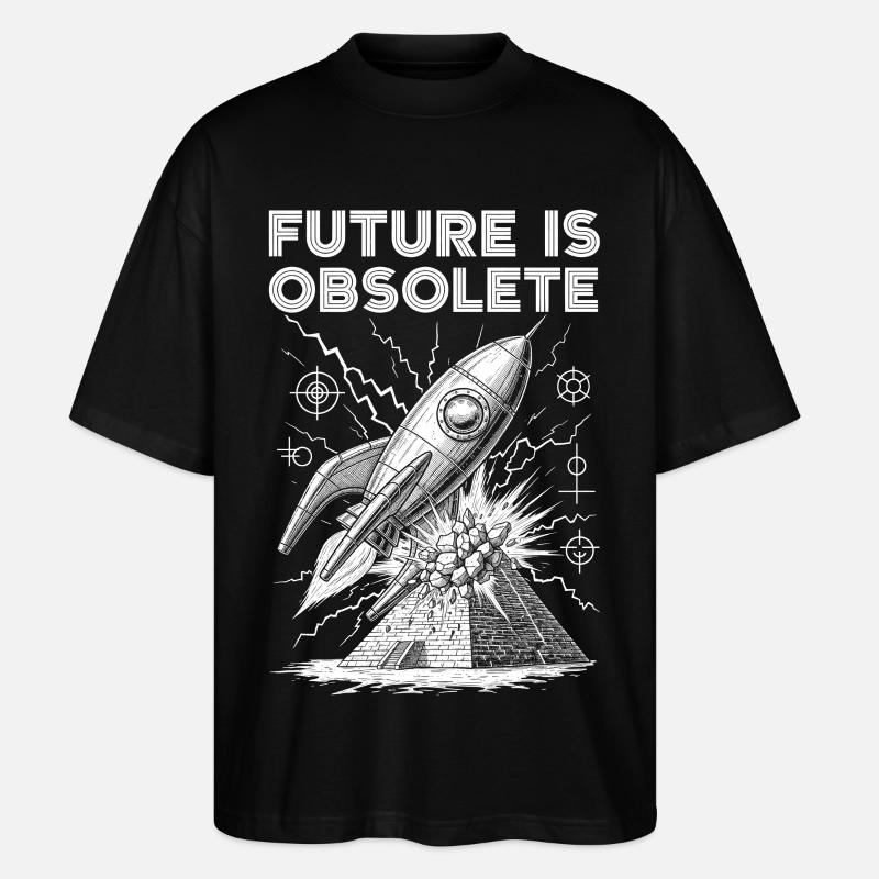 Vision d’avenir Conception de l’espace - T-shirt bio Blaster 2.0 coupe oversize Stanley/Stella Unisexe - noir