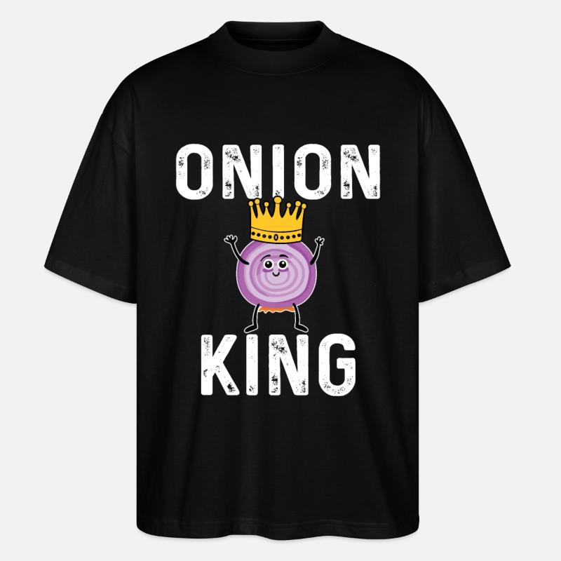 Roi de l’oignon - T-shirt bio Blaster 2.0 coupe oversize Stanley/Stella Unisexe - noir