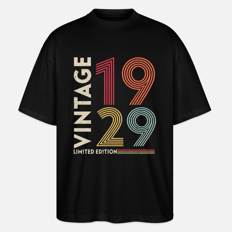 FABRIQUÉ EN 1929 - T-shirt bio Blaster 2.0 coupe oversize Stanley/Stella Unisexe - noir