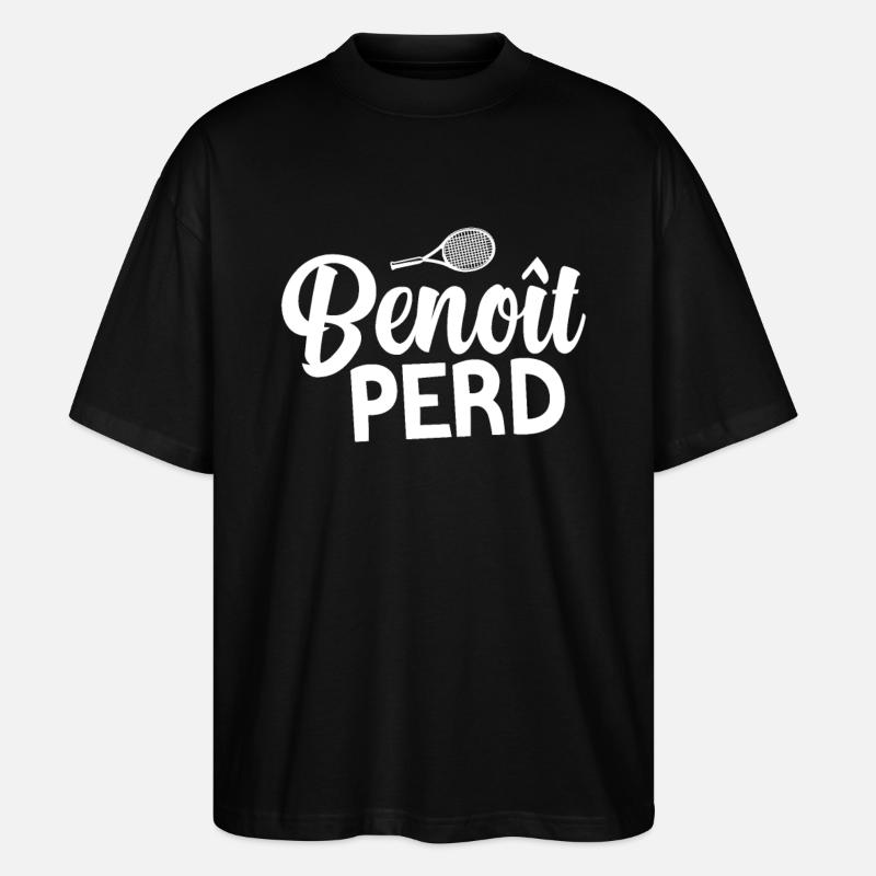 Benoit Perd - T-shirt bio Blaster 2.0 coupe oversize Stanley/Stella Unisexe - noir