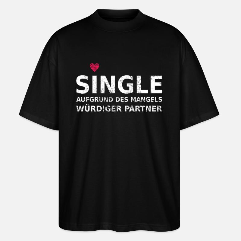 Single - Stanley/Stella Oversized Unisex Bio T-Shirt Blaster 2.0 - Schwarz