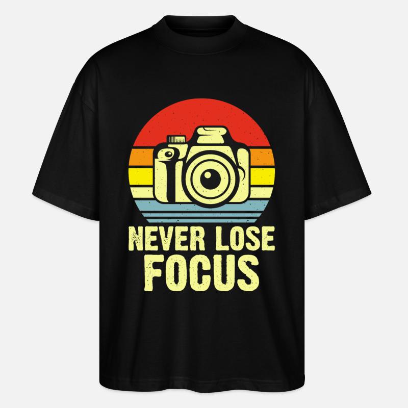 Fotograf - Stanley/Stella Oversized Unisex Bio T-Shirt Blaster 2.0 - Schwarz