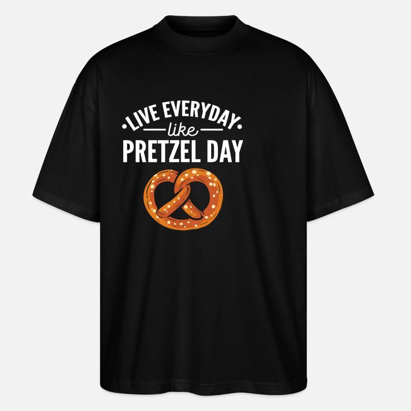 Brezel - Stanley/Stella Oversized Unisex Bio T-Shirt Blaster 2.0 - Schwarz