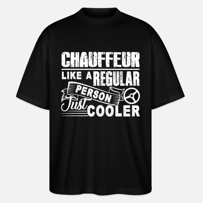 Chauffeur Chauffeur Cooler - Stanley/Stella Oversized Unisex Organic T-shirt Blaster 2.0 - black