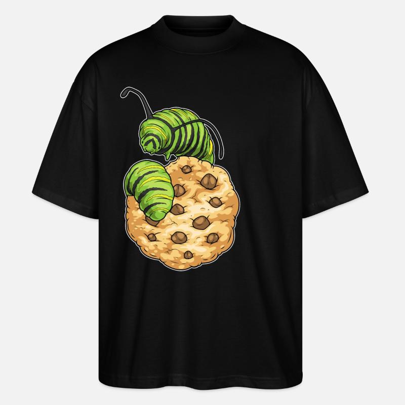 Biscuit chenille - T-shirt bio Blaster 2.0 coupe oversize Stanley/Stella Unisexe - noir