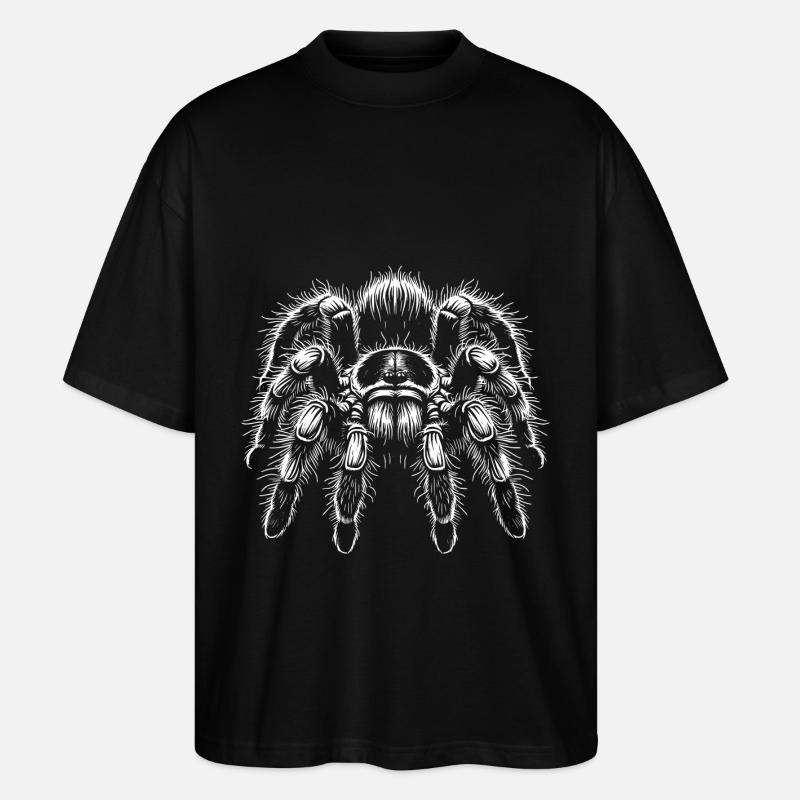 Grande tarentule poilue Tarentule - T-shirt bio Blaster 2.0 coupe oversize Stanley/Stella Unisexe - noir