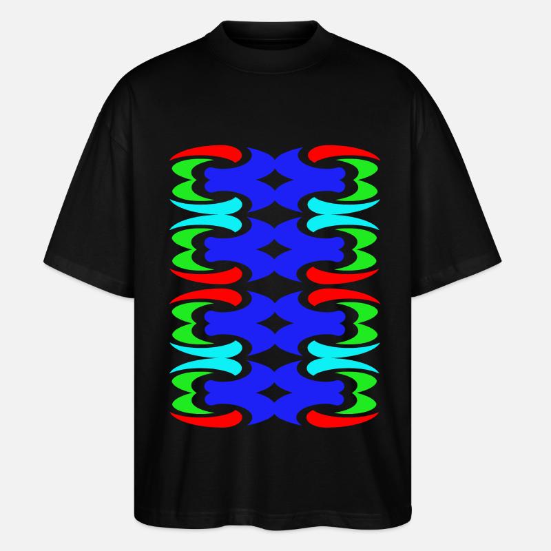 Einzigartige Mode - Stanley/Stella Oversized Unisex Bio T-Shirt Blaster 2.0 - Schwarz